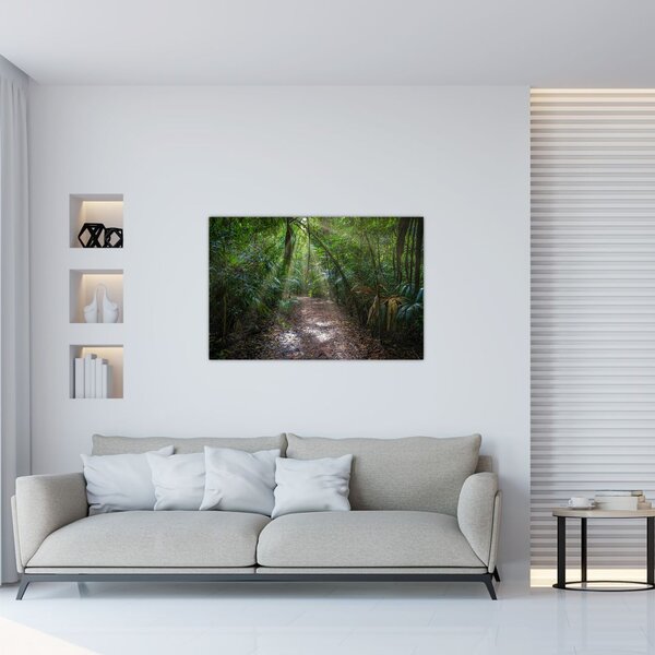 Slika - Sunčeve zrake u džungli (90x60 cm)