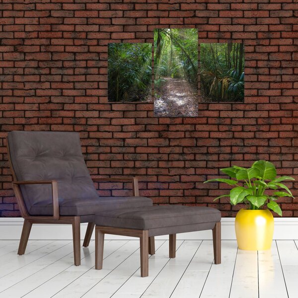 Slika - Sunčeve zrake u džungli (90x60 cm)