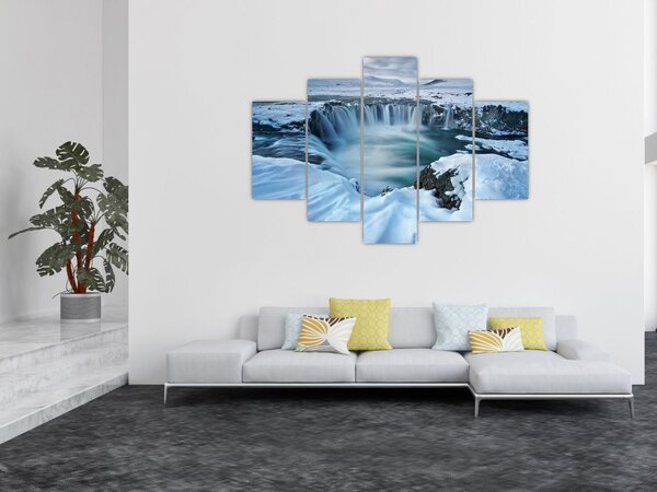 Slika - Vodopad bogova, Island (150x105 cm)