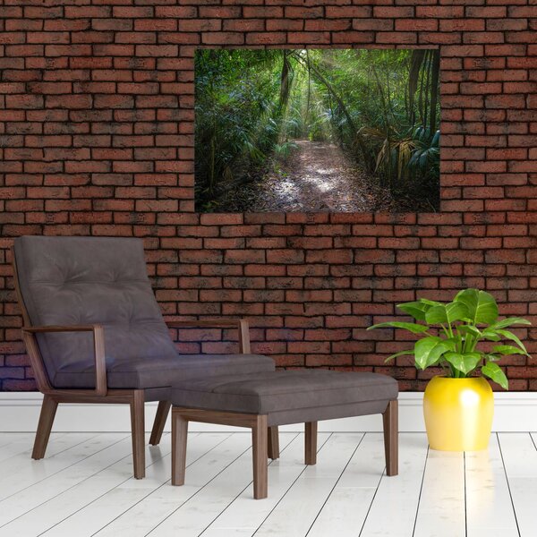 Slika - Sunčeve zrake u džungli (90x60 cm)