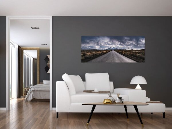 Slika ceste u pustinji (120x50 cm)