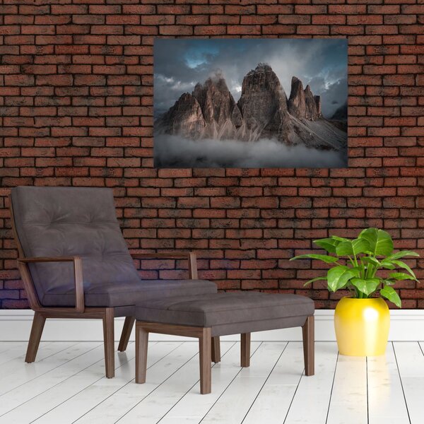 Slika - Tri zuba, talijanski Dolomiti (90x60 cm)