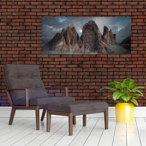 Slika - Tri zuba, talijanski Dolomiti (120x50 cm)