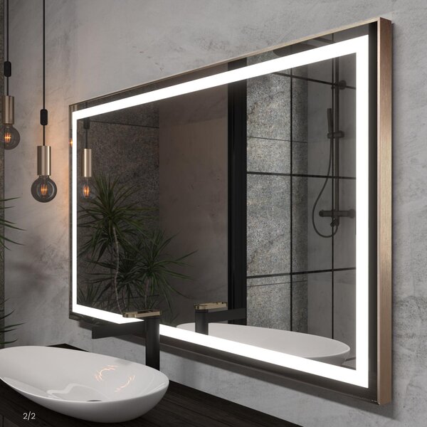Ogledalo s LED rasvjetom F2