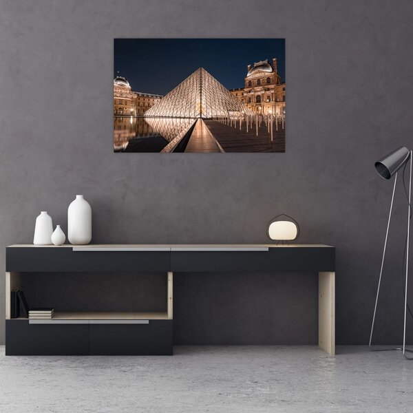 Slika - Louvre noću (90x60 cm)