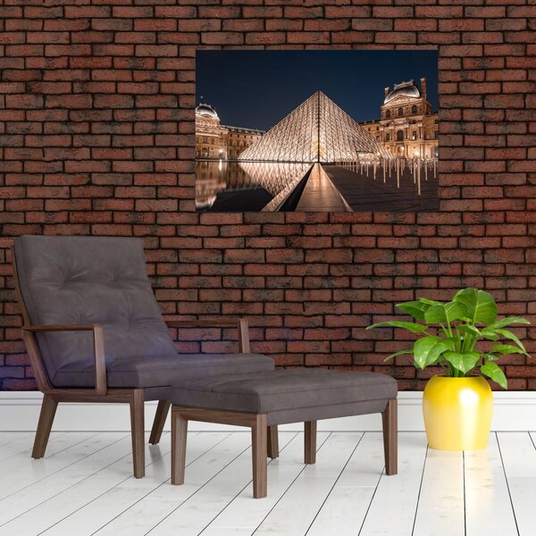 Slika - Louvre noću (90x60 cm)