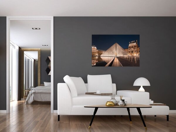 Slika - Louvre noću (90x60 cm)