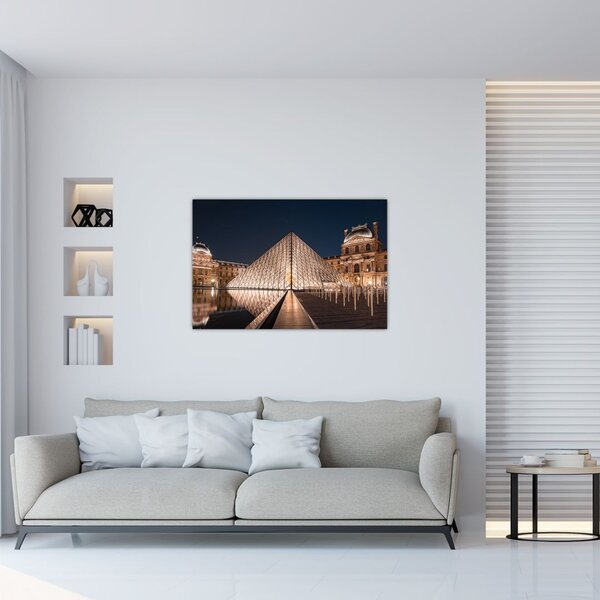 Slika - Louvre noću (90x60 cm)