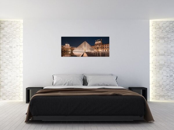 Slika - Louvre noću (120x50 cm)