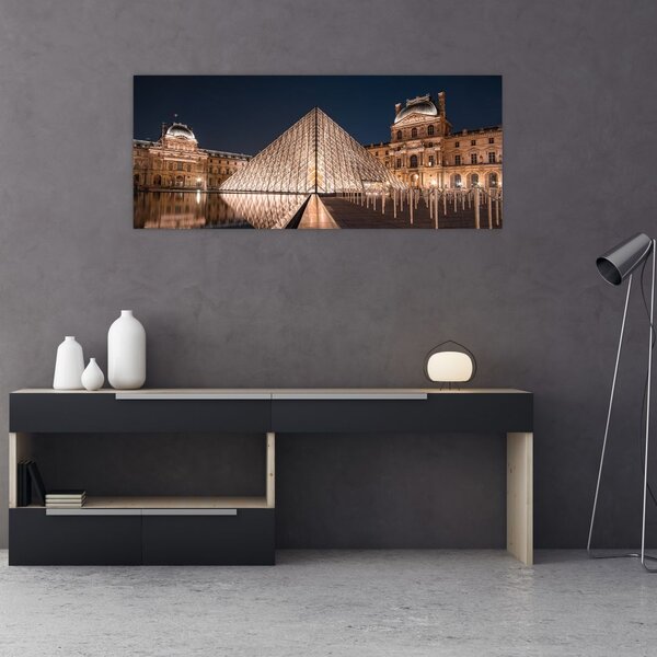 Slika - Louvre noću (120x50 cm)