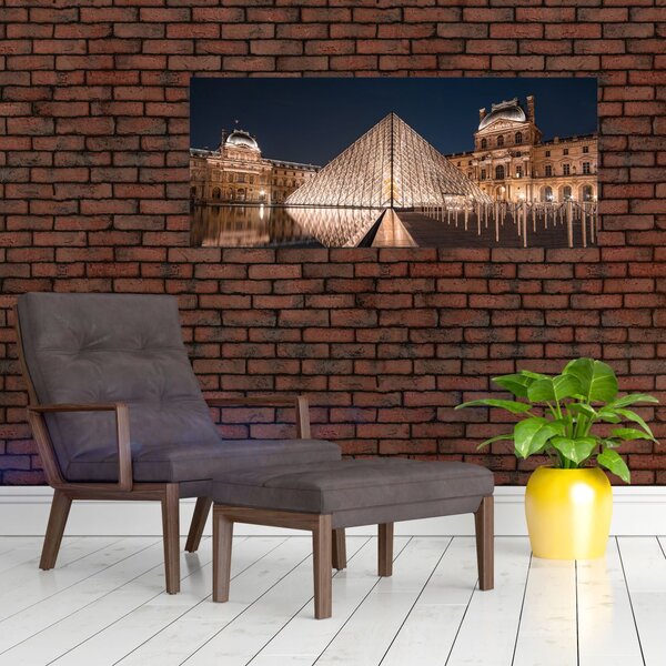 Slika - Louvre noću (120x50 cm)