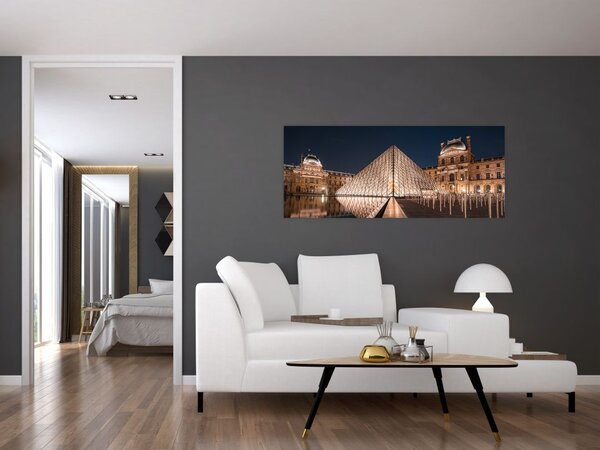 Slika - Louvre noću (120x50 cm)