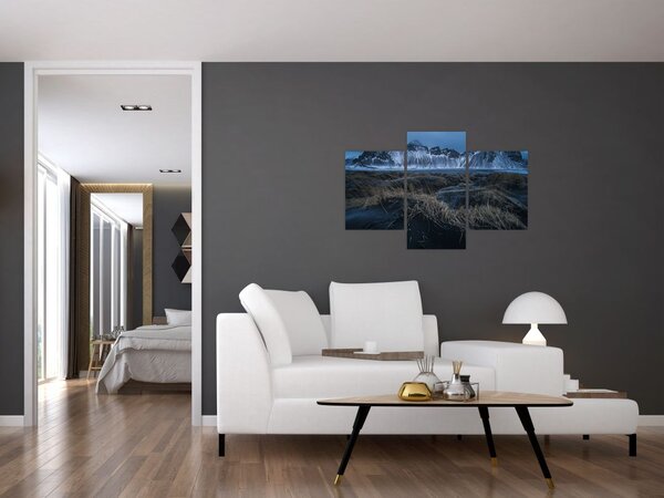 Slika pogleda na islandske vrhove (90x60 cm)