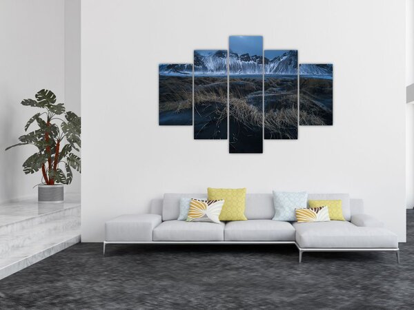 Slika pogleda na islandske vrhove (150x105 cm)