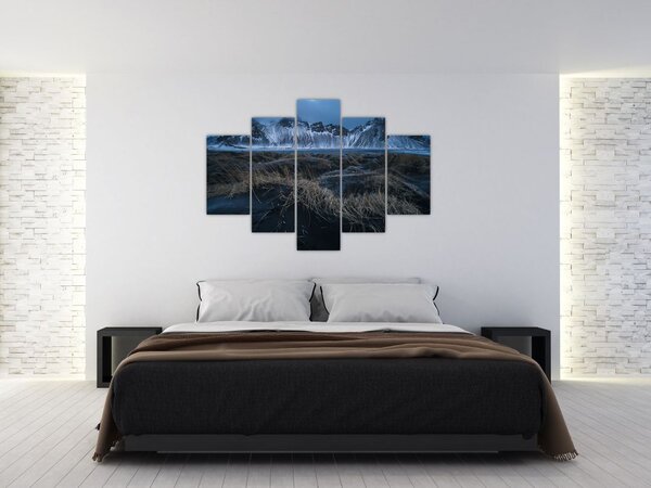 Slika pogleda na islandske vrhove (150x105 cm)
