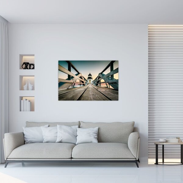 Slika - Na molu (90x60 cm)