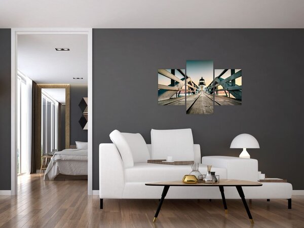 Slika - Na molu (90x60 cm)