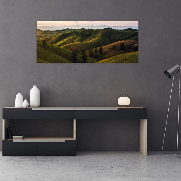 Slika - Pogled na tajlandska brda (120x50 cm)