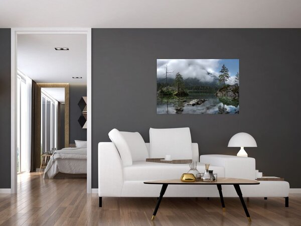 Slika drveća u jezeru (90x60 cm)