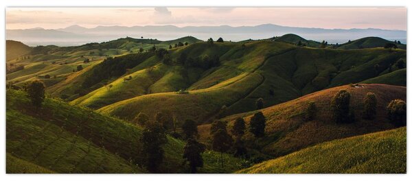 Slika - Pogled na tajlandska brda (120x50 cm)