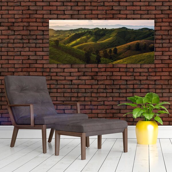 Slika - Pogled na tajlandska brda (120x50 cm)