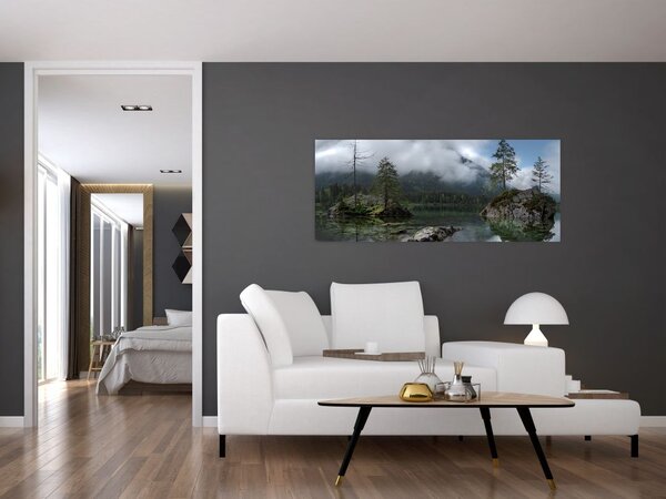 Slika drveća u jezeru (120x50 cm)