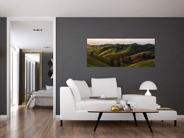 Slika - Pogled na tajlandska brda (120x50 cm)