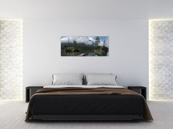 Slika drveća u jezeru (120x50 cm)