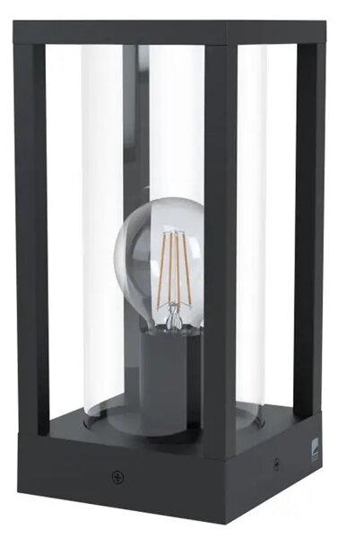 VANJSKA STAJAĆA LAMPA 1xE27 40W, V-305, IP44, LIJEVANI ALUMINIJ/STAKLO/CRNO CASC 98714