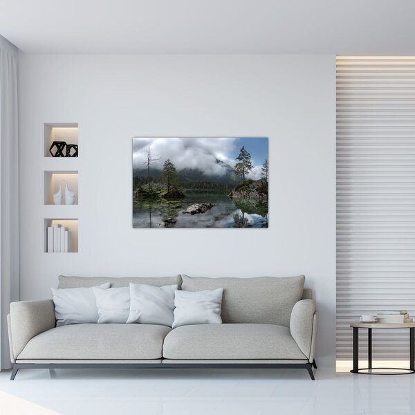 Slika drveća u jezeru (90x60 cm)