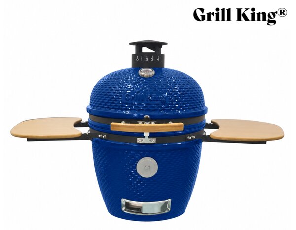 Grill King Kamado EGG PRO MAX 24" Series III keramički roštilj s dimilicom + bogata oprema, 61 cm