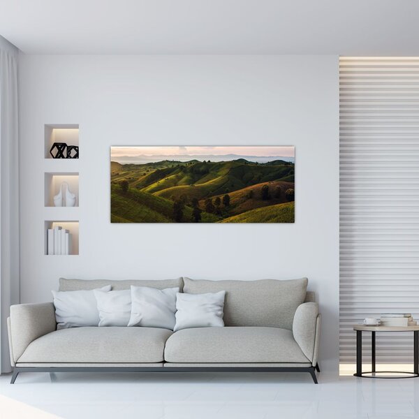 Slika - Pogled na tajlandska brda (120x50 cm)