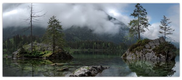 Slika drveća u jezeru (120x50 cm)