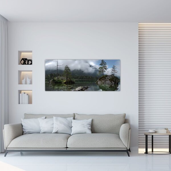 Slika drveća u jezeru (120x50 cm)