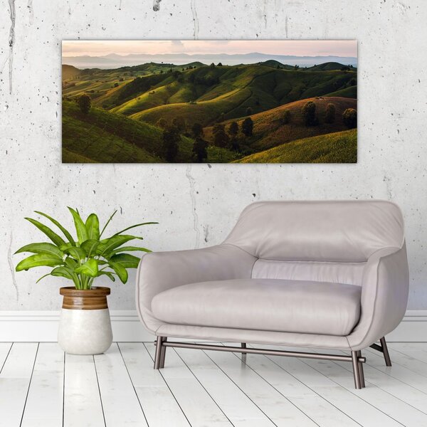 Slika - Pogled na tajlandska brda (120x50 cm)