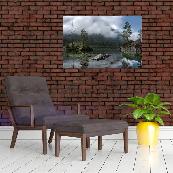 Slika drveća u jezeru (90x60 cm)