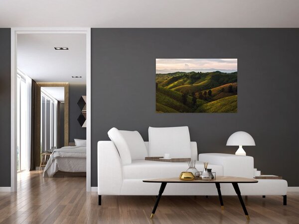 Slika - Pogled na tajlandska brda (90x60 cm)