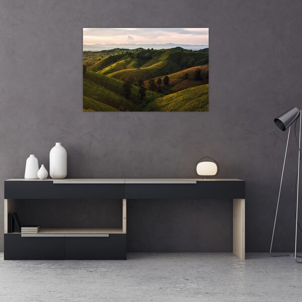 Slika - Pogled na tajlandska brda (90x60 cm)