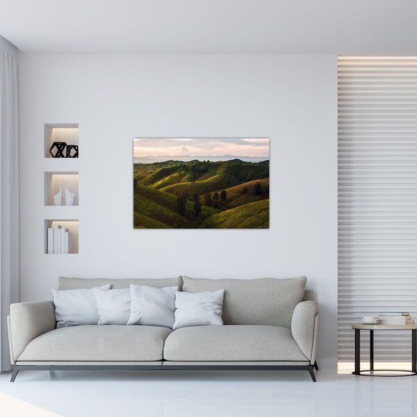 Slika - Pogled na tajlandska brda (90x60 cm)