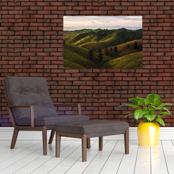 Slika - Pogled na tajlandska brda (90x60 cm)