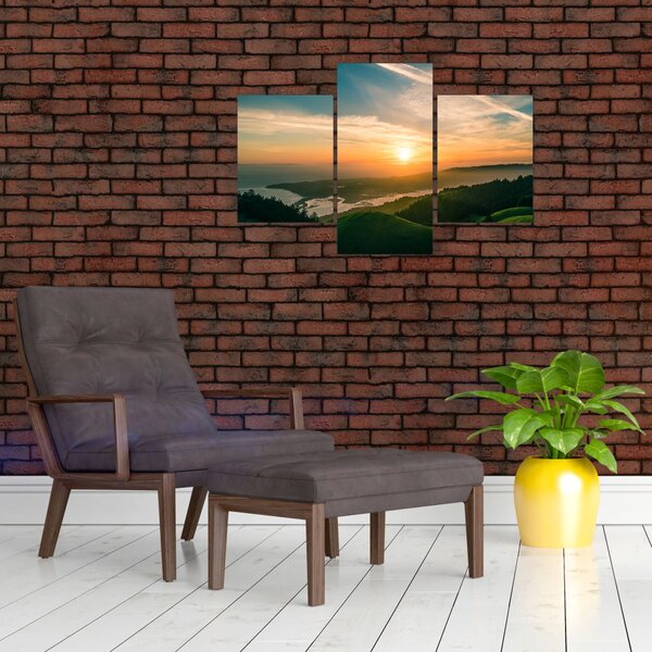 Slika izlaska sunca nad morem (90x60 cm)