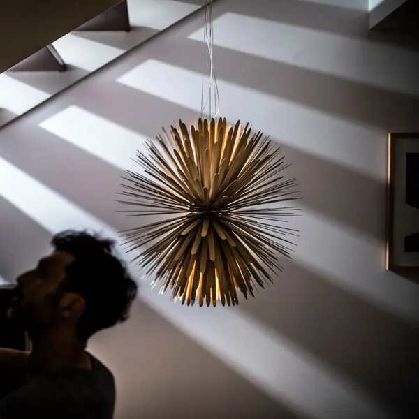 FOSCARINI SUN LIGHT OF LOVE VISILICA ZLATNA FN297007_71
