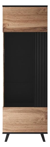 Zondo.hr Vitrina Ranae W1 (hrast wotan + crna). 1038839