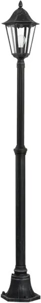VANJSKA STAJAĆA LAMPA 1xE27 CRNA/SREBRNA NAVEDO 93464