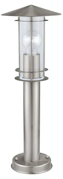 VANJSKA STAJAĆA LAMPA 1xE27 H500, INOX/STAKLO LISIO 30187