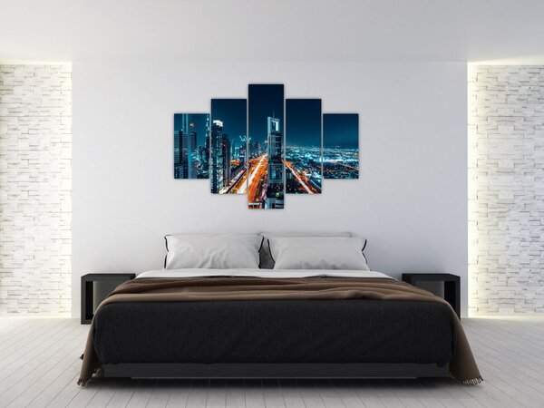 Slika - Dubai noću (150x105 cm)