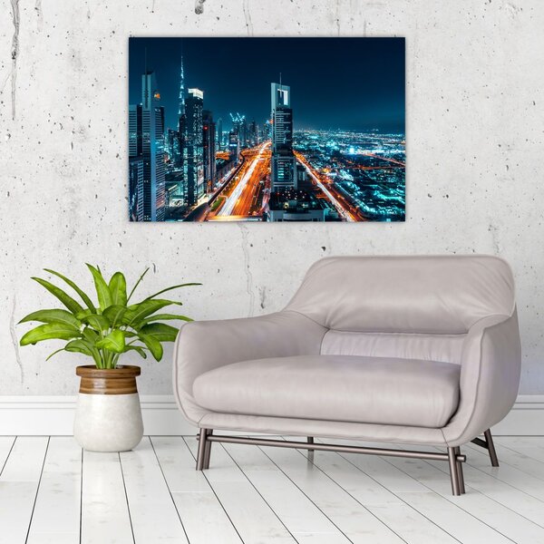 Slika - Dubai noću (90x60 cm)