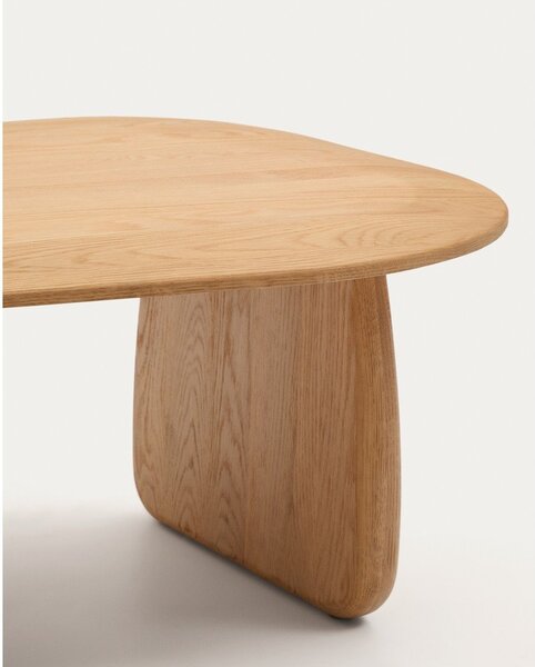 Pomoćni stol od punog hrasta 70x71 cm Pirita – Kave Home