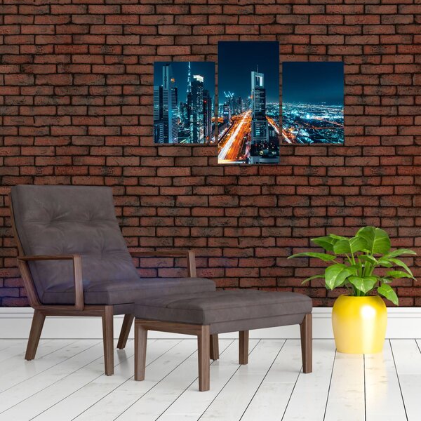 Slika - Dubai noću (90x60 cm)