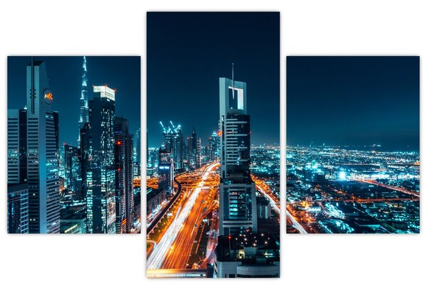 Slika - Dubai noću (90x60 cm)